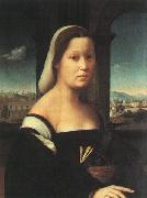 BUGIARDINI, Giuliano Portrait of a Woman, called The Nun oil on canvas